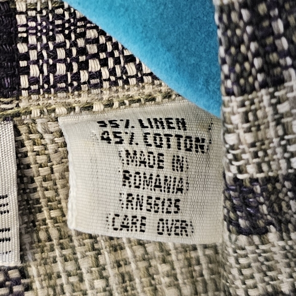 Vintage Plaid Summer Blazer - Picture 5 of 7